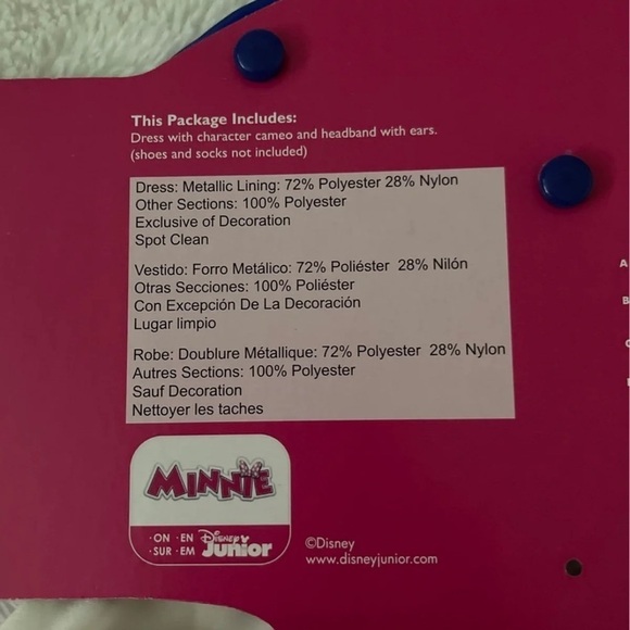 Disney’s Minnie Mouse Deluxe Child Costume, Medium (7-8) - Picture 10 of 12